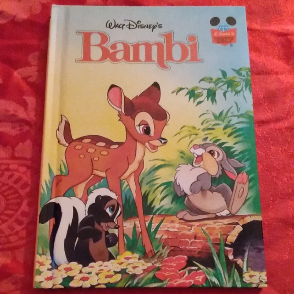 4/$20 Vintage 1996 Walt Disney's Bambi Hardcover Book  1st American Edition